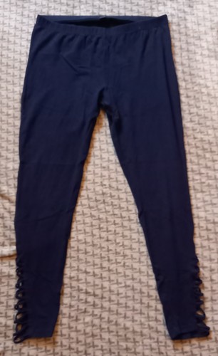 Dunkelblaue lange leggins mit - dunkelblaue,