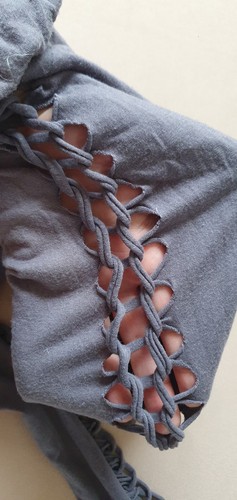 Damen leggings anthrazit - m,