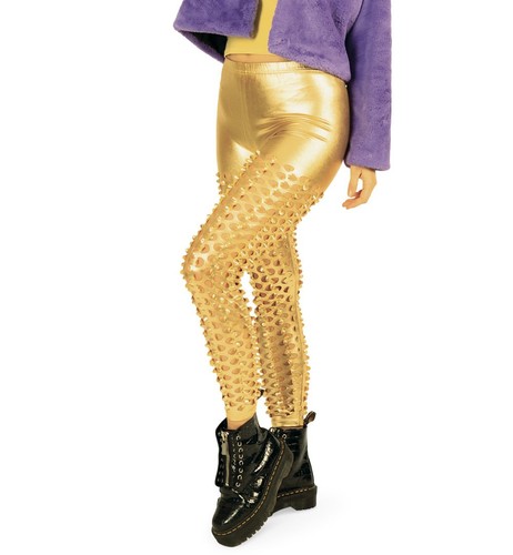 Cut out legging gold - cut-out,