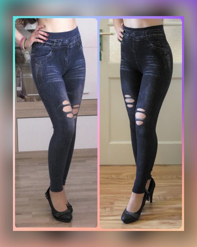 Sexy jeans look leggings - ♥,