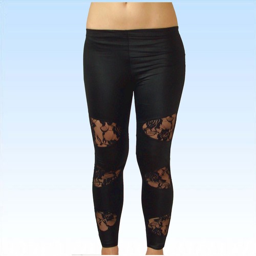 Leggins mit lochmuster xs - leggins,